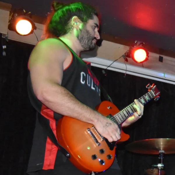 David Menendez, lead guitarist of Obscure Animals