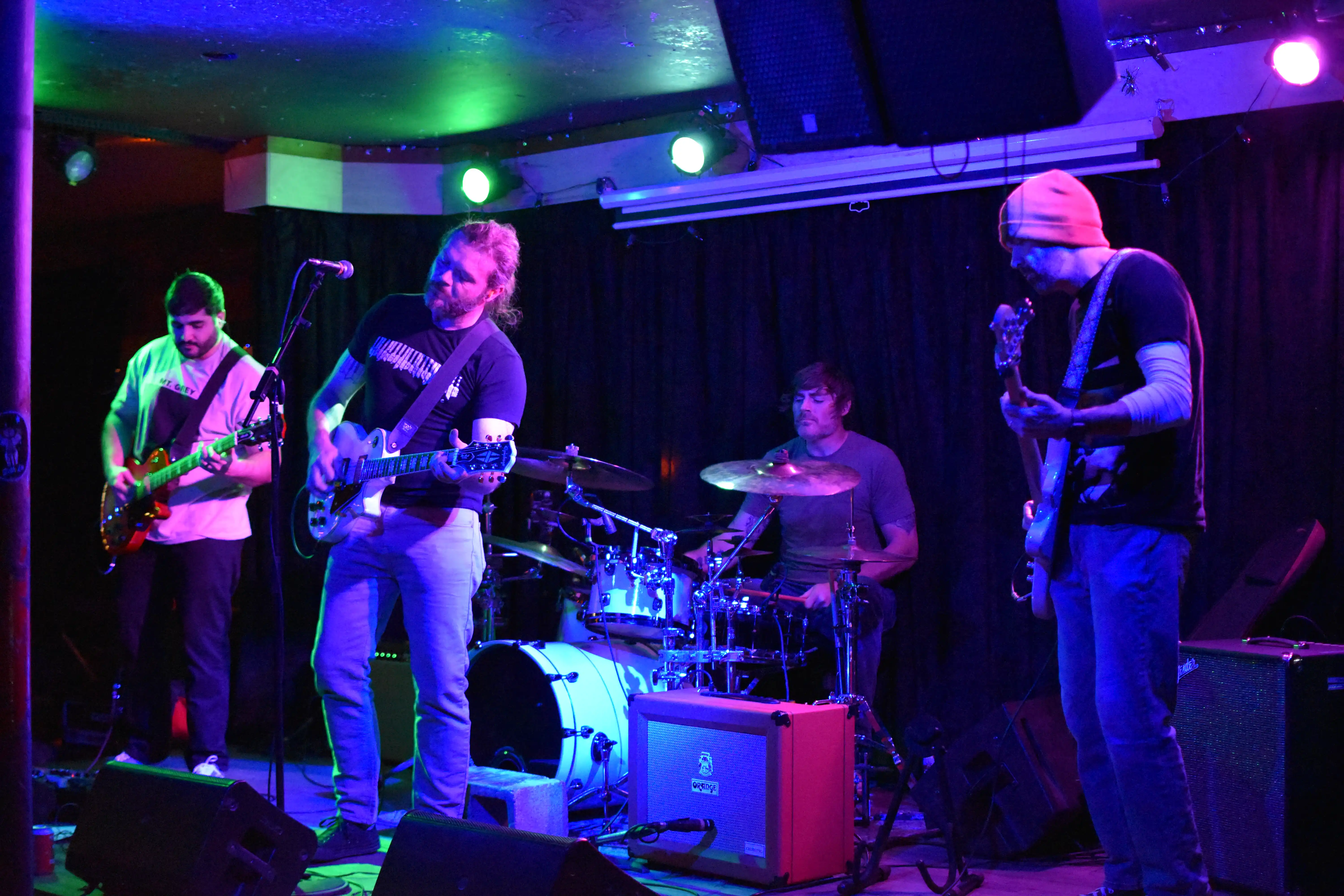 Obscure Animals on stage